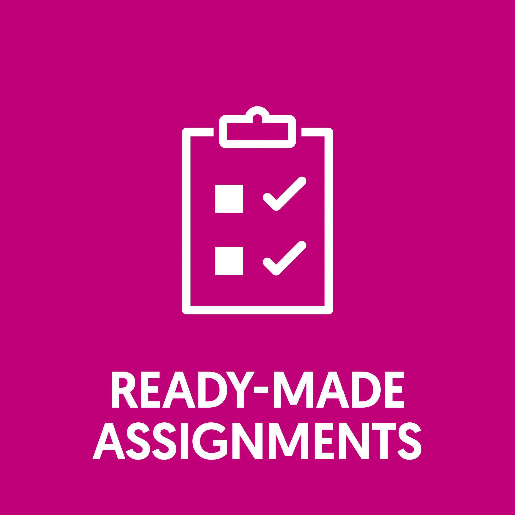 ready made assignments